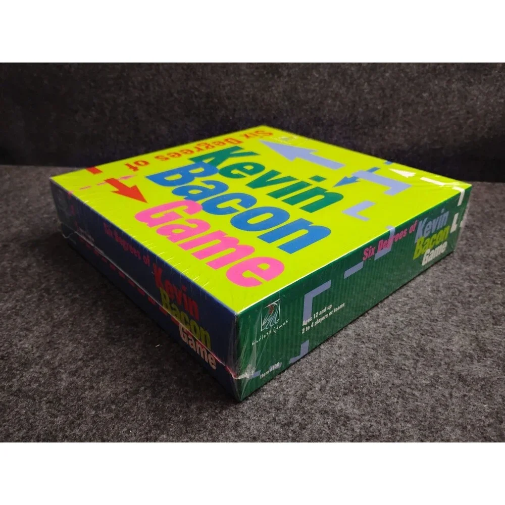 Vintage 1997 Six Degrees Of Kevin Bacon Board Game Brand New Sealed in Box